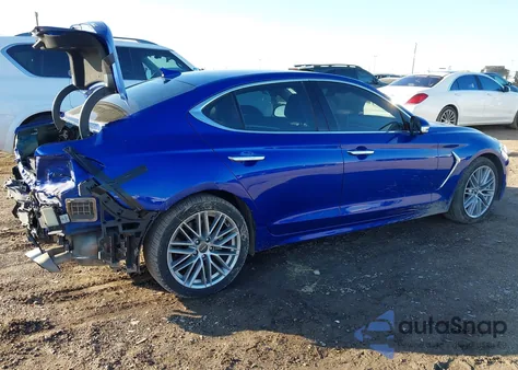 2021 Genesis G70 2.0T Rwd из США, поврежденный, VIN KMTG64LA9MU077135